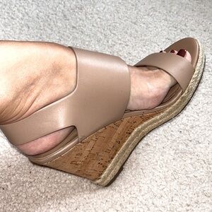 Worn once Beige Charles David Size 8 Espadrilles